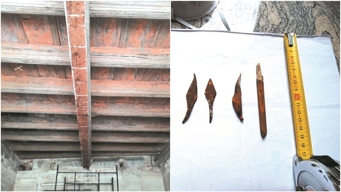 Lublin: Skąd się wzięły groty strzał w stropie kamienicy przy Rynku 6