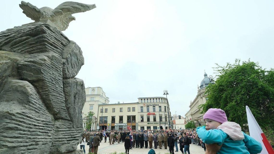 Lublin: Skromne obchody Święta Konstytucji 3 Maja