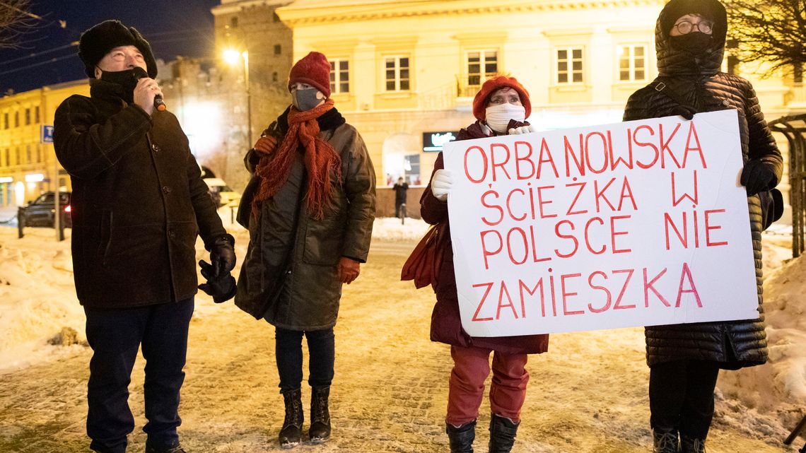 Lublin. Solidarnie w obronie niezależnych mediów