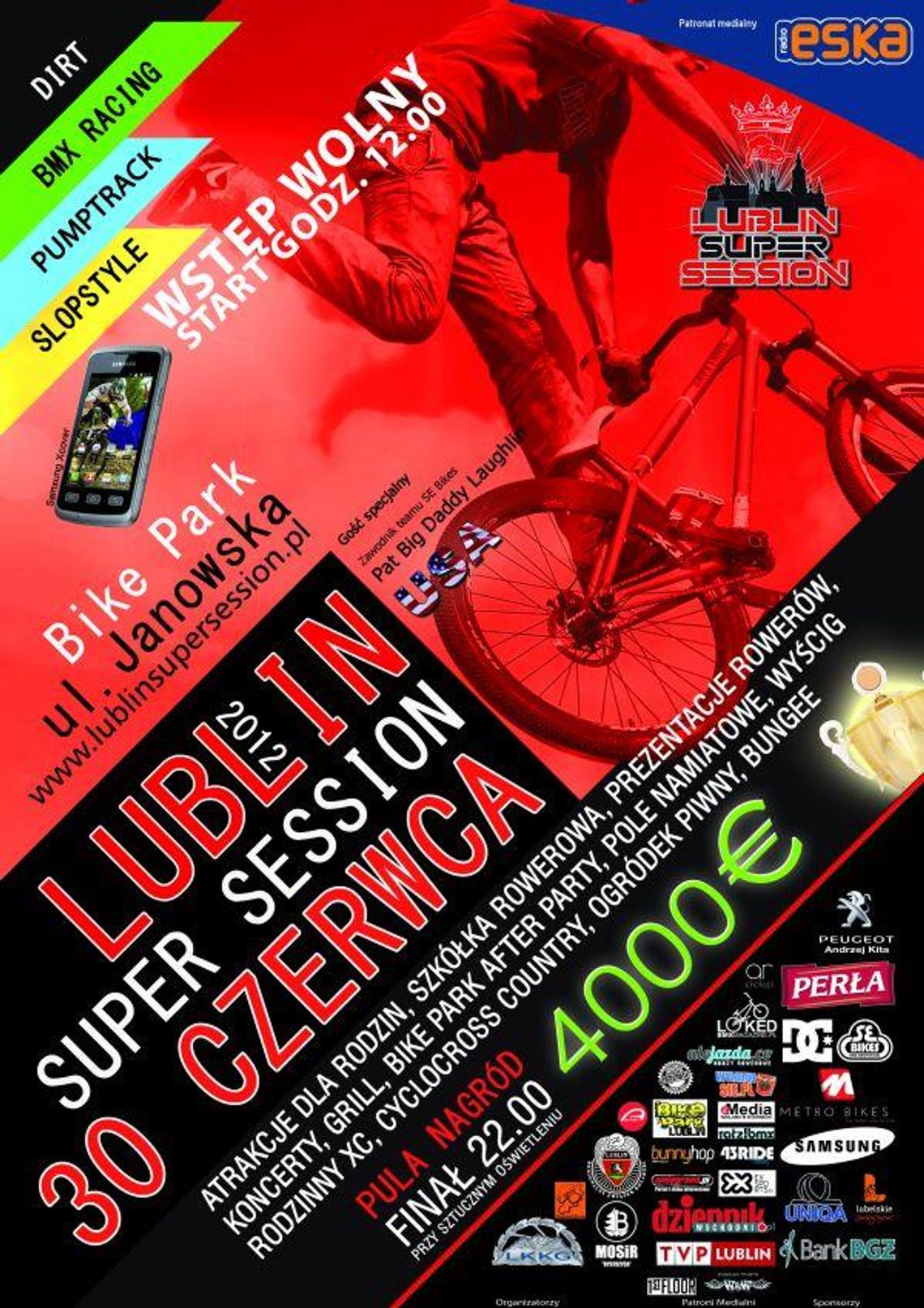 Lublin Super Session 2012: Zawody rowerowe w bikeparku