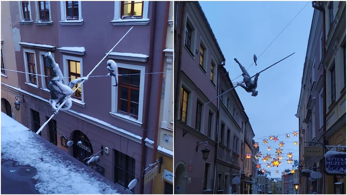 Lublin: Sztukmistrz stracił równowagę. I nie było to wcale przez małpkę Lublin: Sztukmistrz stracił równowagę. I nie było to wcale przez małpkę