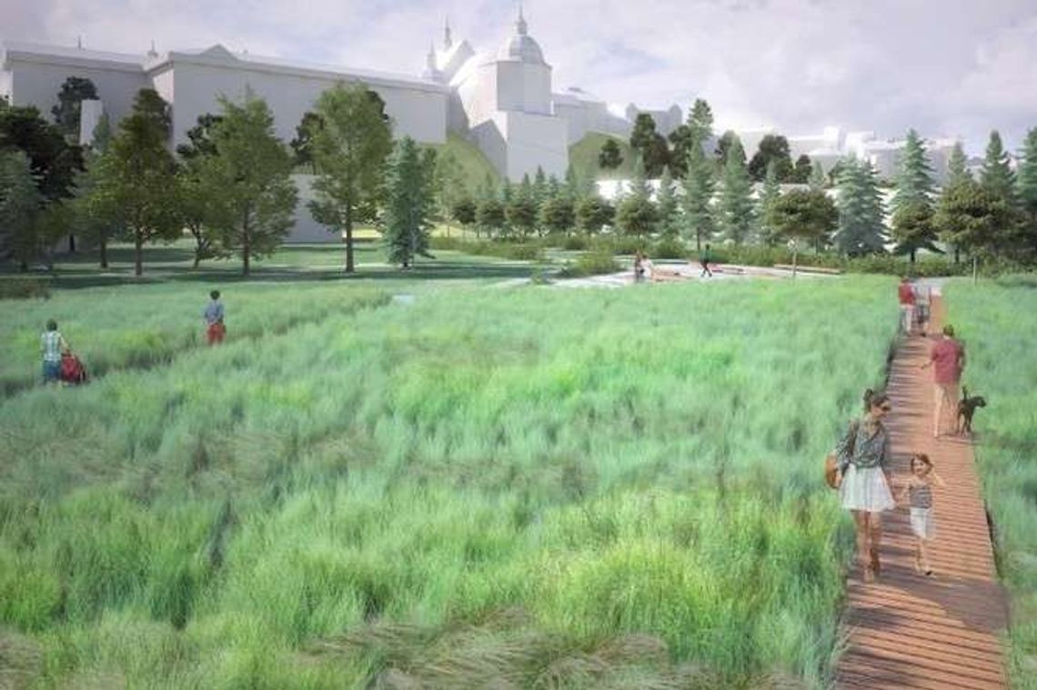 Lublin: Takie mają być Błonia pod Zamkiem. Jest nowa koncepcja. Co się zmieni?