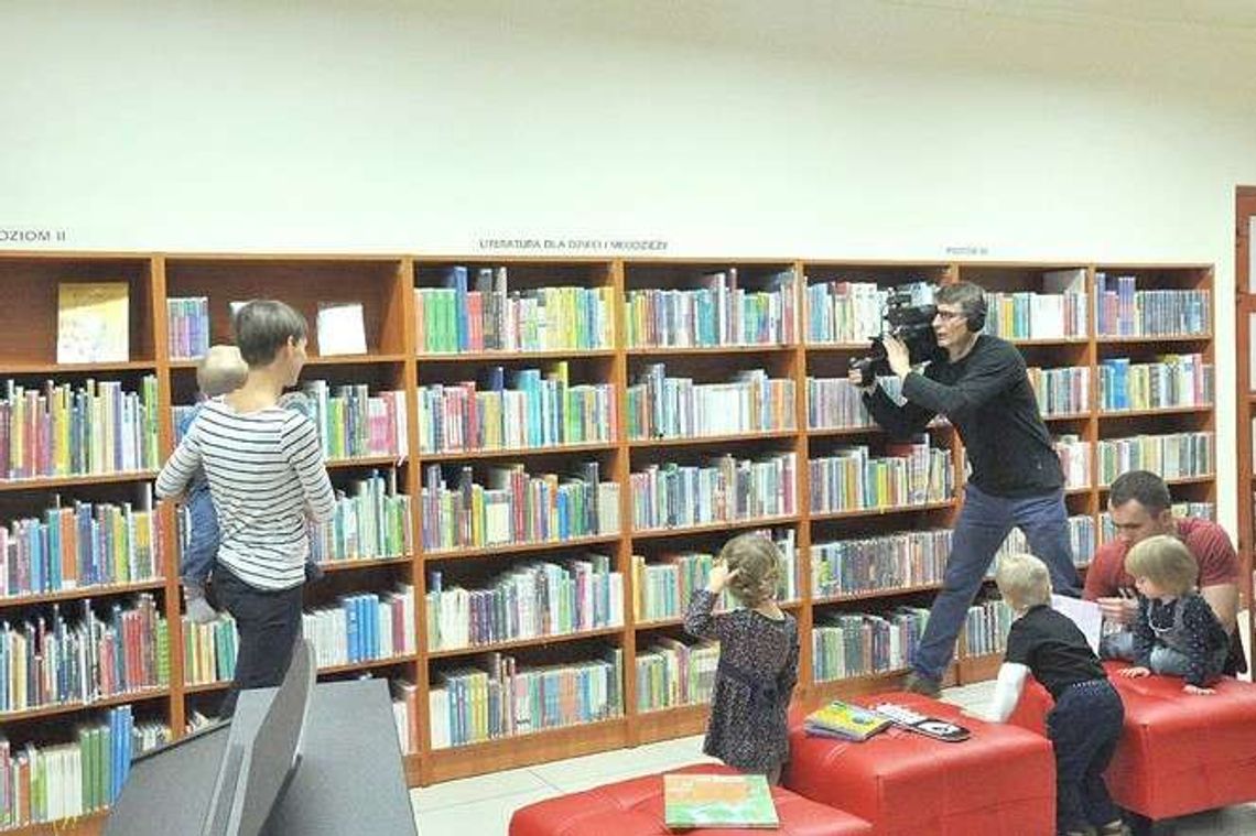 Lublin: W bibliotece kręcono spot promujący czytelnictwo