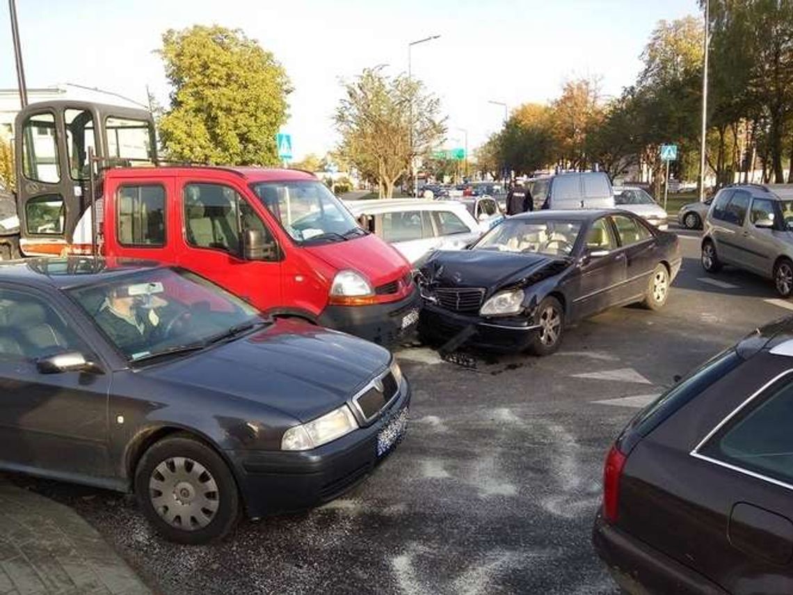 Lublin: Wypadek na ul. Związkowej (zdjęcia)