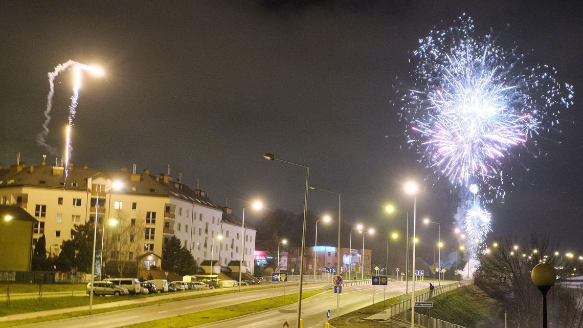 Lublin: Wystraszone fajerwerkami psy pogryzły swoje właścicielki. Podpalony balkon i śmietniki