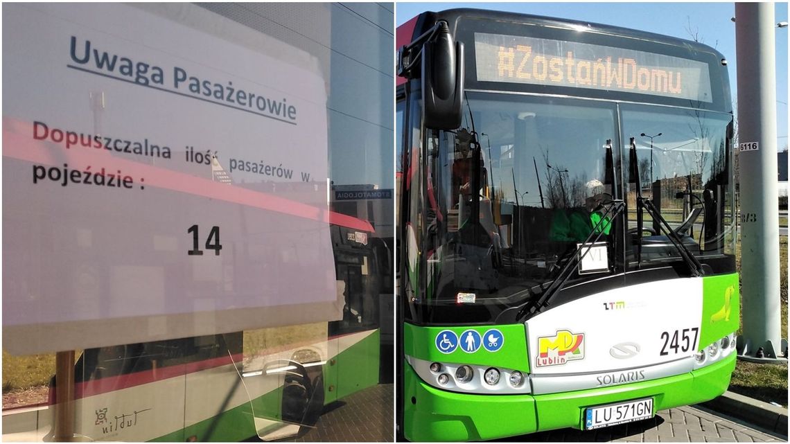 Lublin: Z powodu radykalnych ograniczeń w autobusach ubyło miejsc. Największy pojazd zabierze 21 osób Lublin: Z powodu radykalnych ograniczeń w autobusach ubyło miejsc. Największy pojazd zabierze 21 osób