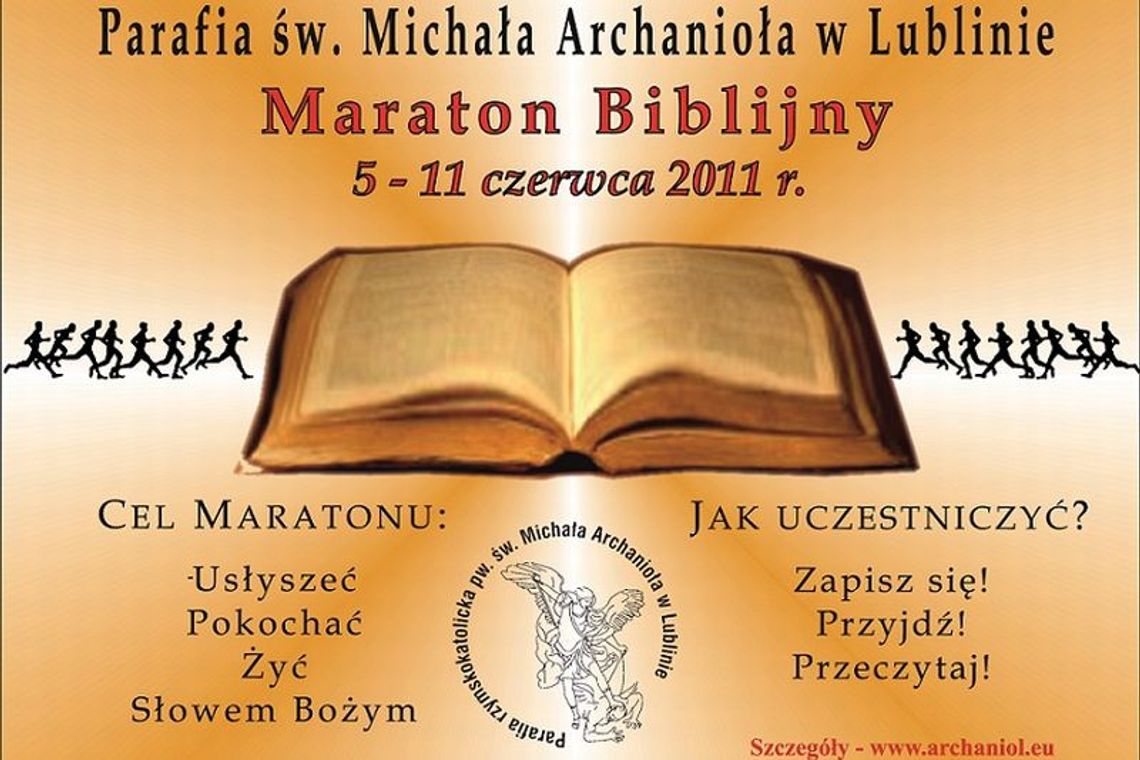 Lublin: Zapisz się na Maraton Biblijny