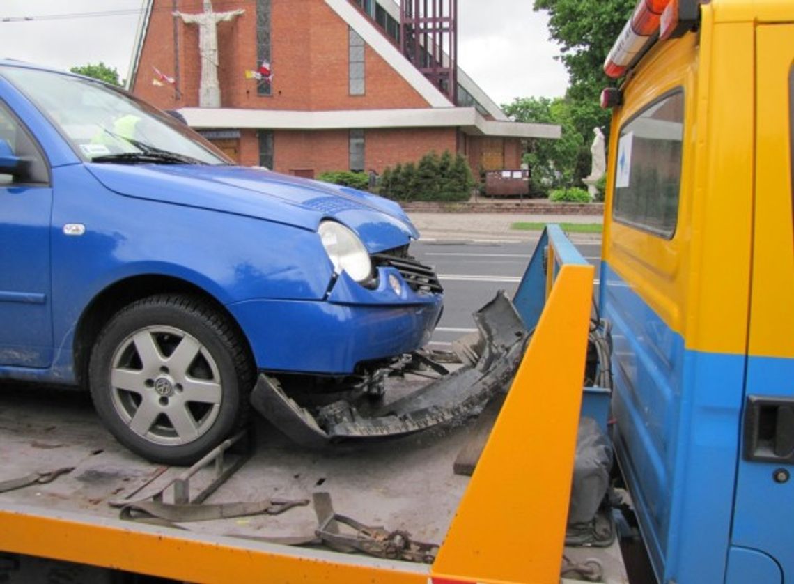 Lublin: Zderzenie mercedesa z volkswagenem na Kunickiego