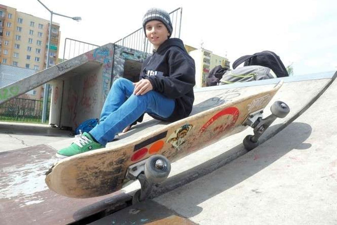 Lublin: Ze skateparku lepiej na razie nie korzystać. Można się uszkodzić