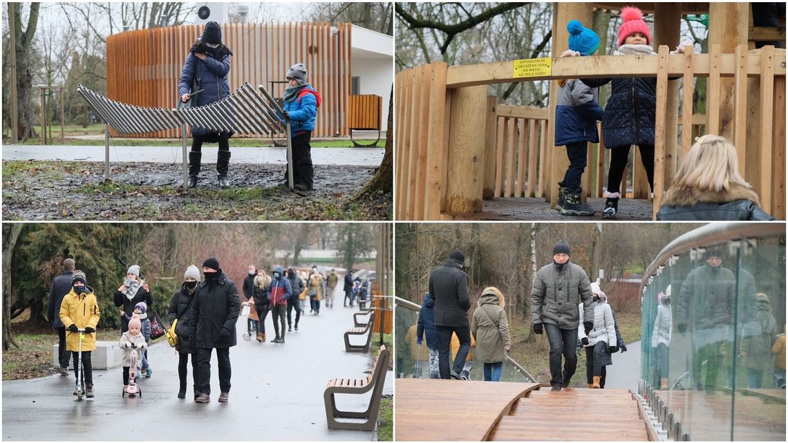 Lublinianie spędzają pierwszy dzień świąt w odnowionym Parku Ludowym [zdjęcia]