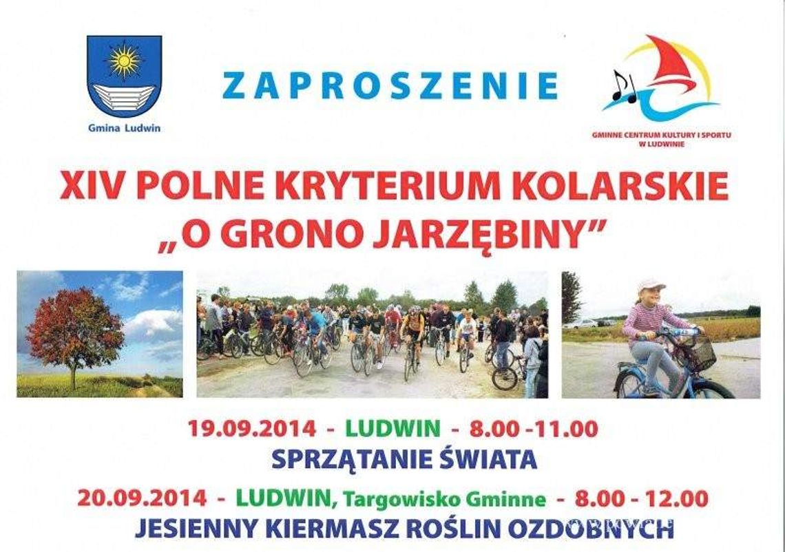 Ludwin. Kiermasz roślin i Polne Kryterium Kolarskie Ludwin. Kiermasz roślin i Polne Kryterium Kolarskie