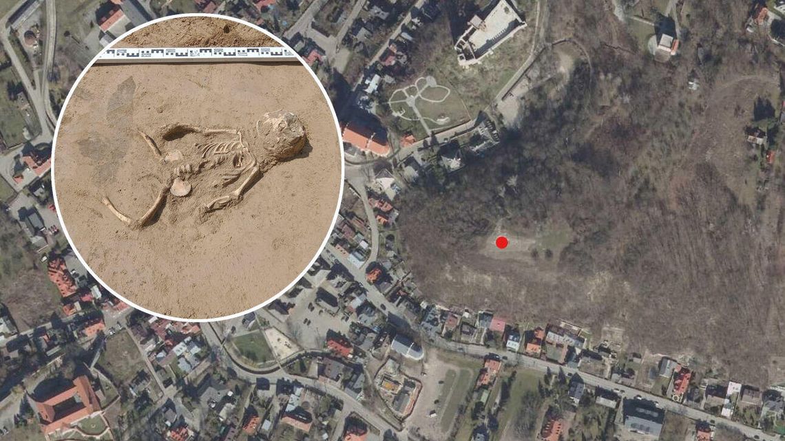 Ludzka czaszka wystawała z ziemi na Górze Trzech Krzyży w Kazimierzu Dolnym