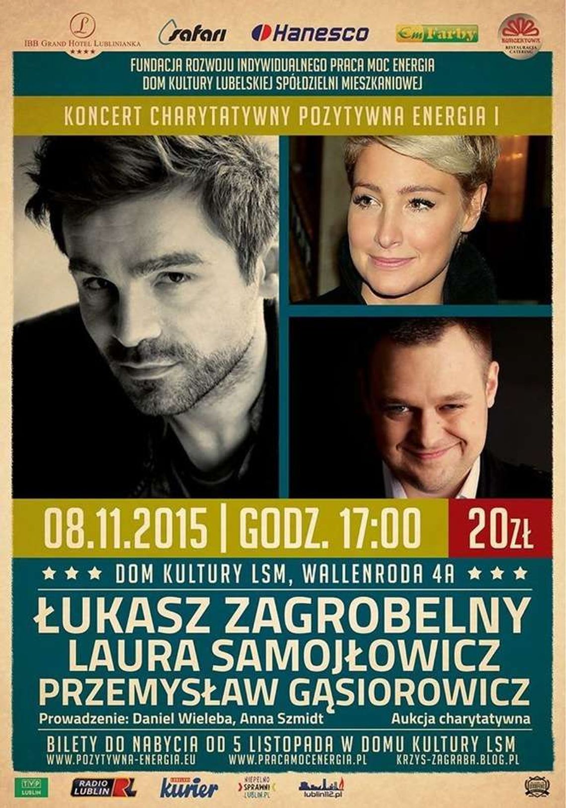 Łukasz Zagrobelny w DK LSM. Koncert charytatywny dla chorego Krzysia