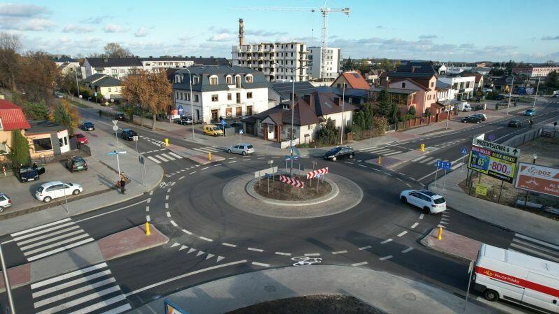 Łuków: Nowe rondo i odnowione drogi