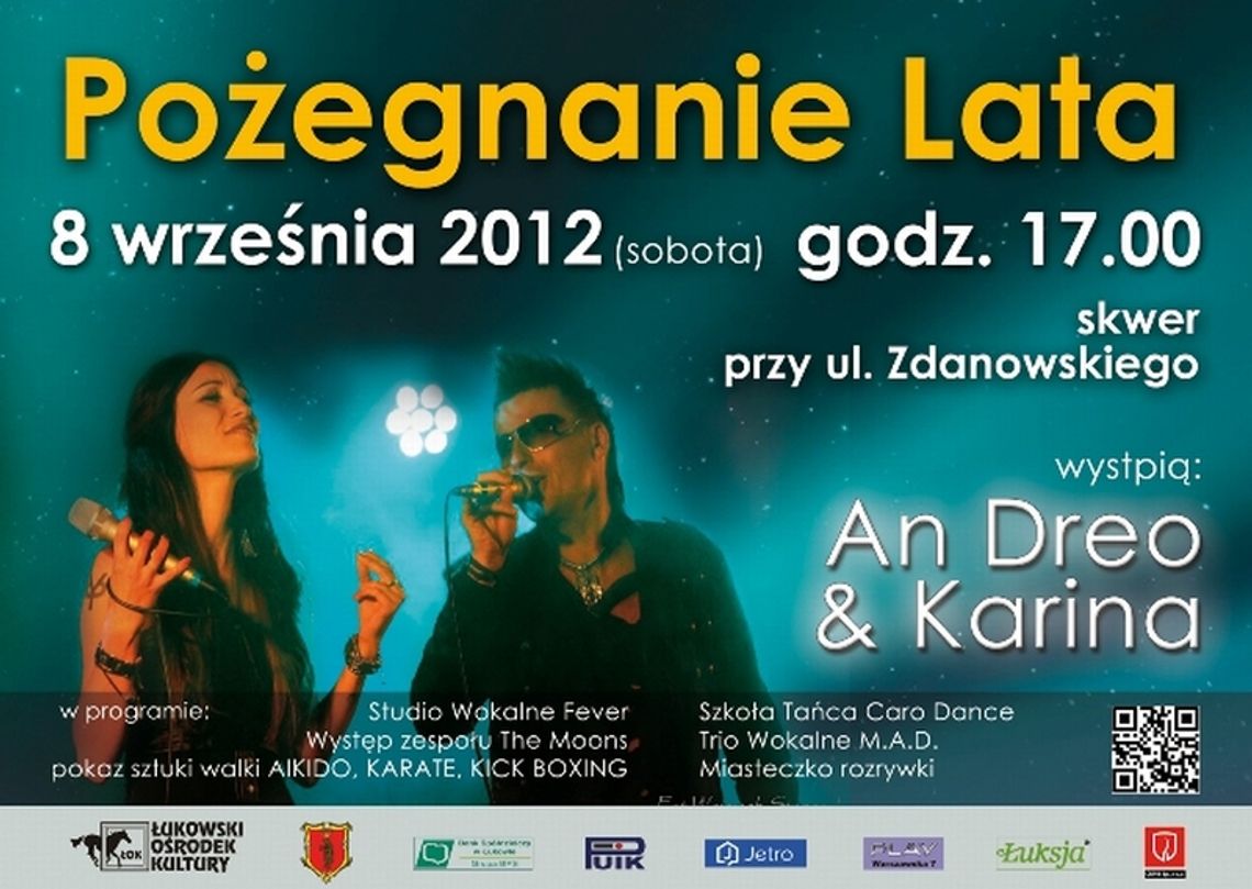 Łuków pożegna lato koncertem na skwerze 