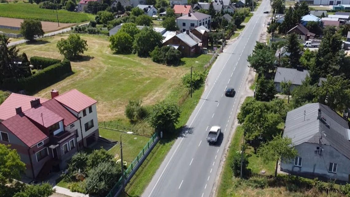 Łuków. Ruchliwa trasa doczeka się chodnika Łuków. Ruchliwa trasa doczeka się chodnika