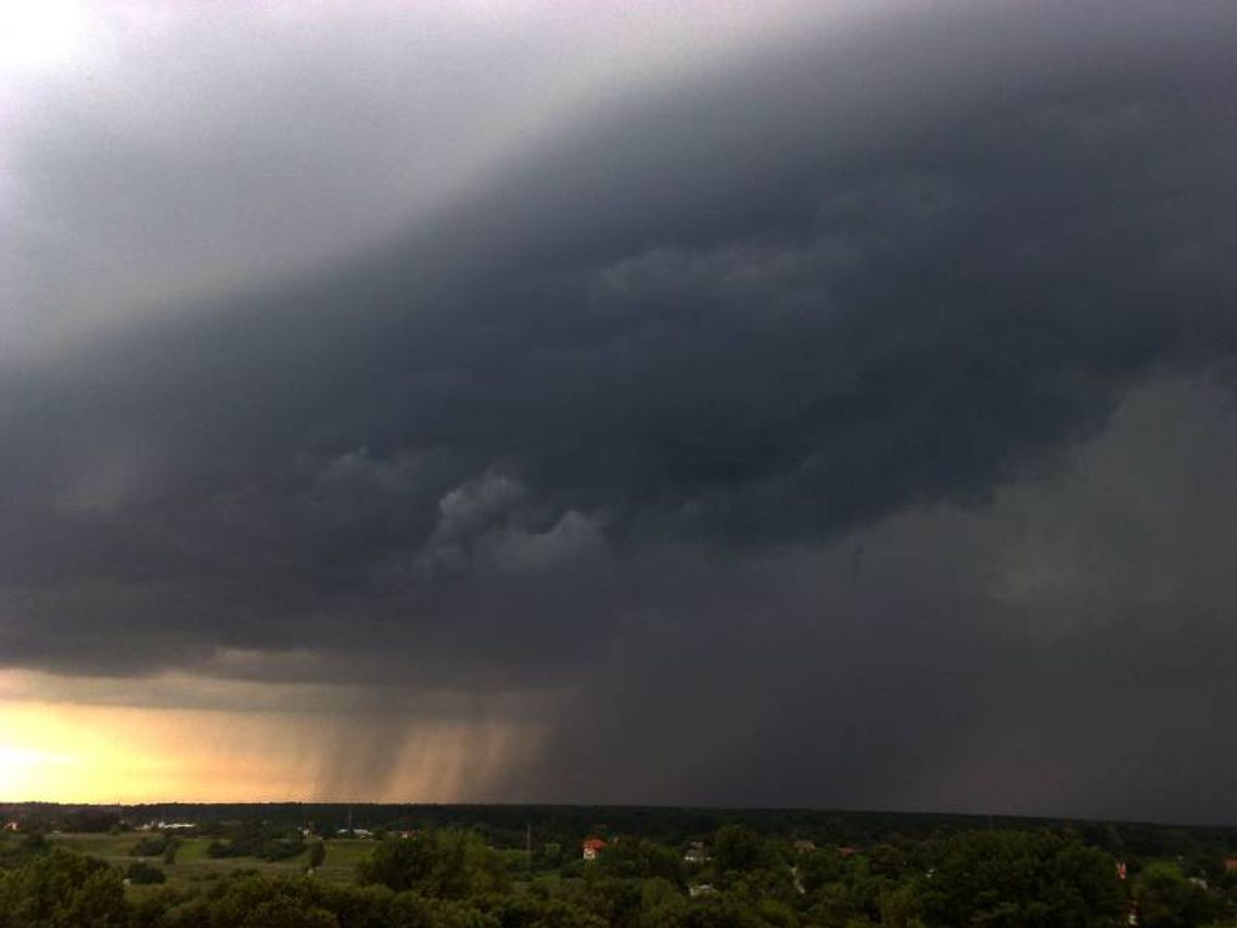 Łuków: Trąba powietrzna zrywała dachy, powaliła dziesiątki drzew Łuków: Trąba powietrzna zrywała dachy, powaliła dziesiątki drzew