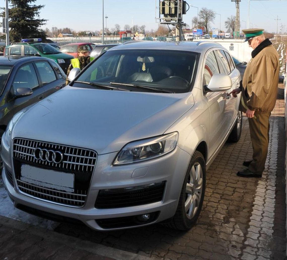 Luksusowe audi za 130 tys. zł na przejściu granicznym w Zosinie