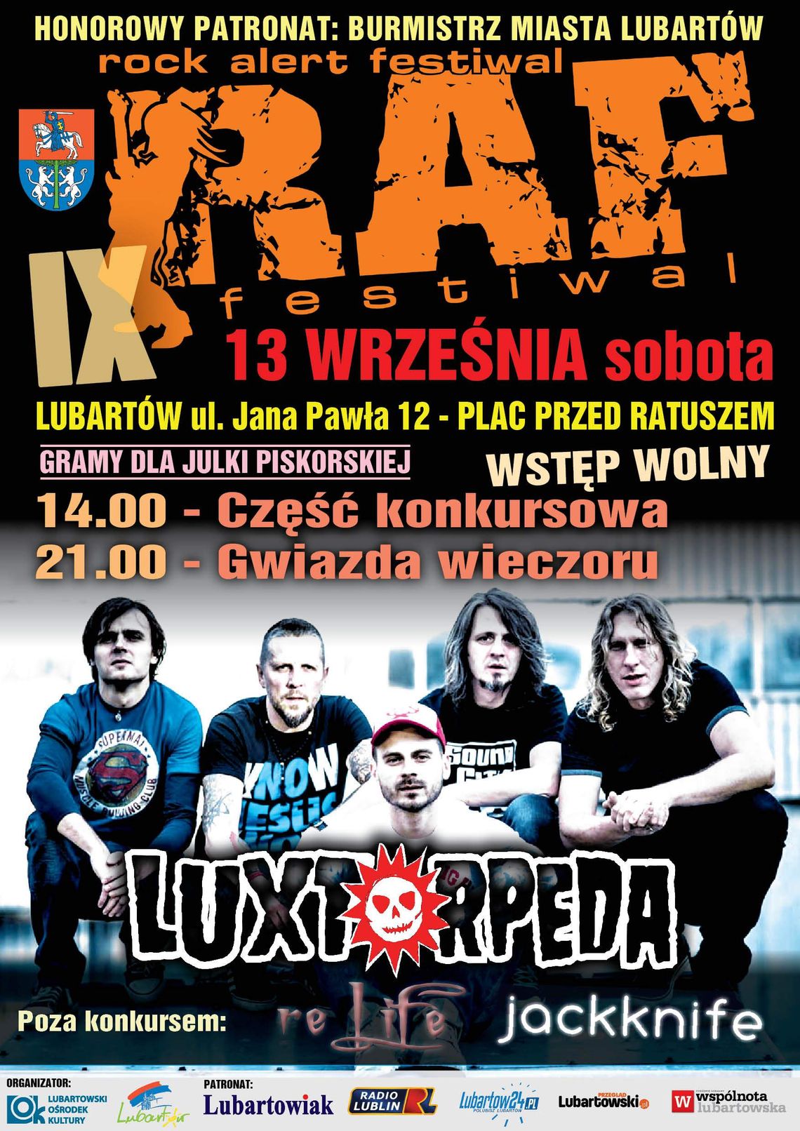Luxtorpeda na Rock Alert Festiwal w Lubartowie