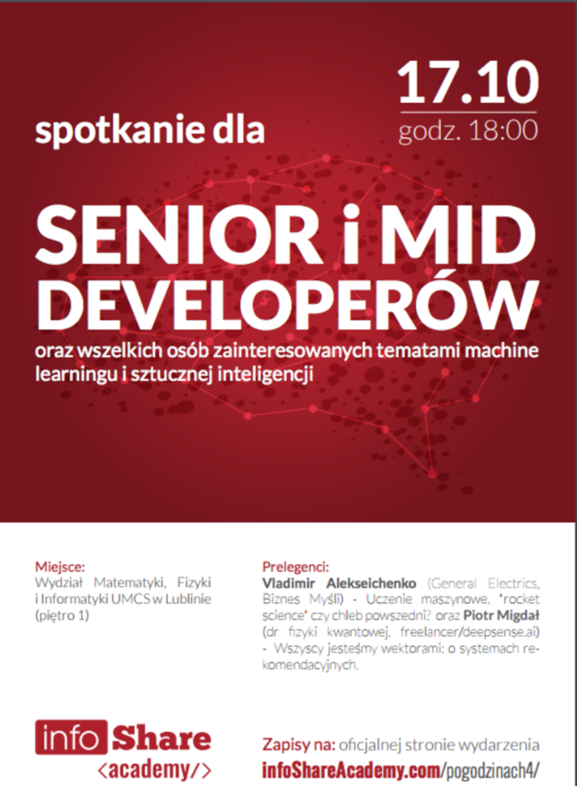 Machine learning - spotkanie na UMCS