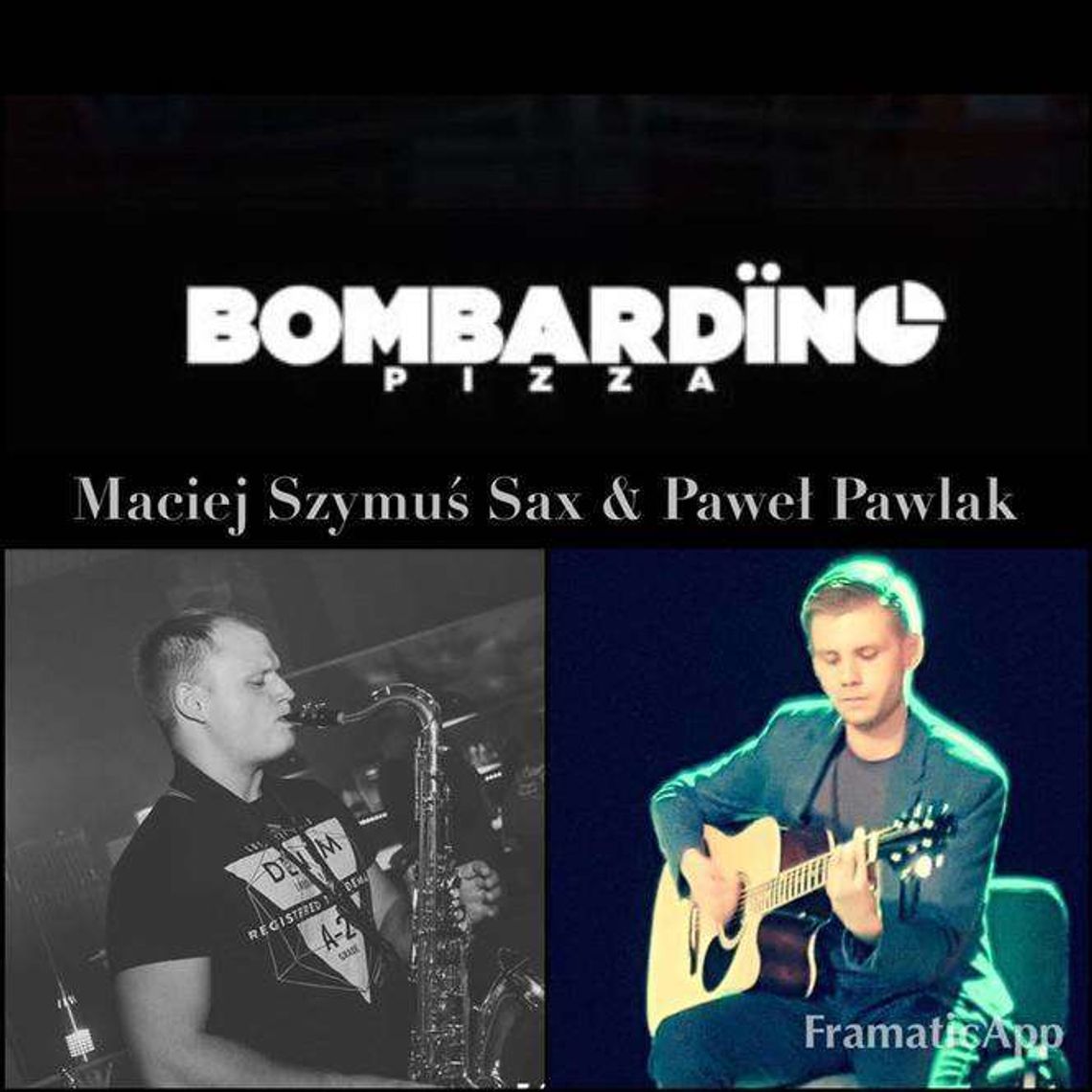 Maciej Szymuś Sax i Paweł Pawlak w Bombardino