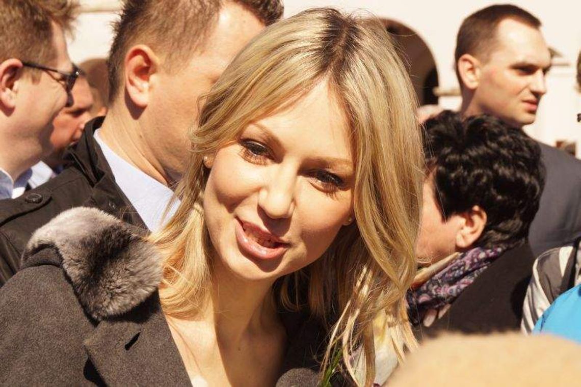 Magdalena Ogórek przyjechała do Zamościa