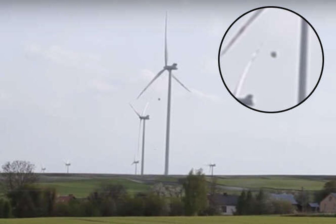 Majdan Górny: Tajemniczy obiekt koło wiatraków. Komentarze: UFO? dron? Majdan Górny: Tajemniczy obiekt koło wiatraków. Komentarze: UFO? dron?