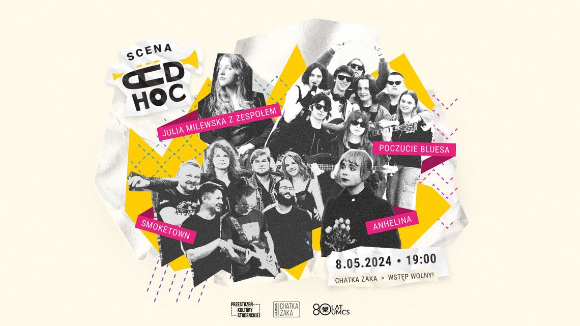 Majowa edycja "Sceny Ad Hoc" w Chatce Żaka