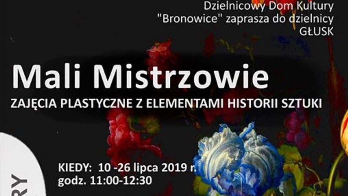 Mali Mistrzowie. Warsztaty plastyczne dla dzieci