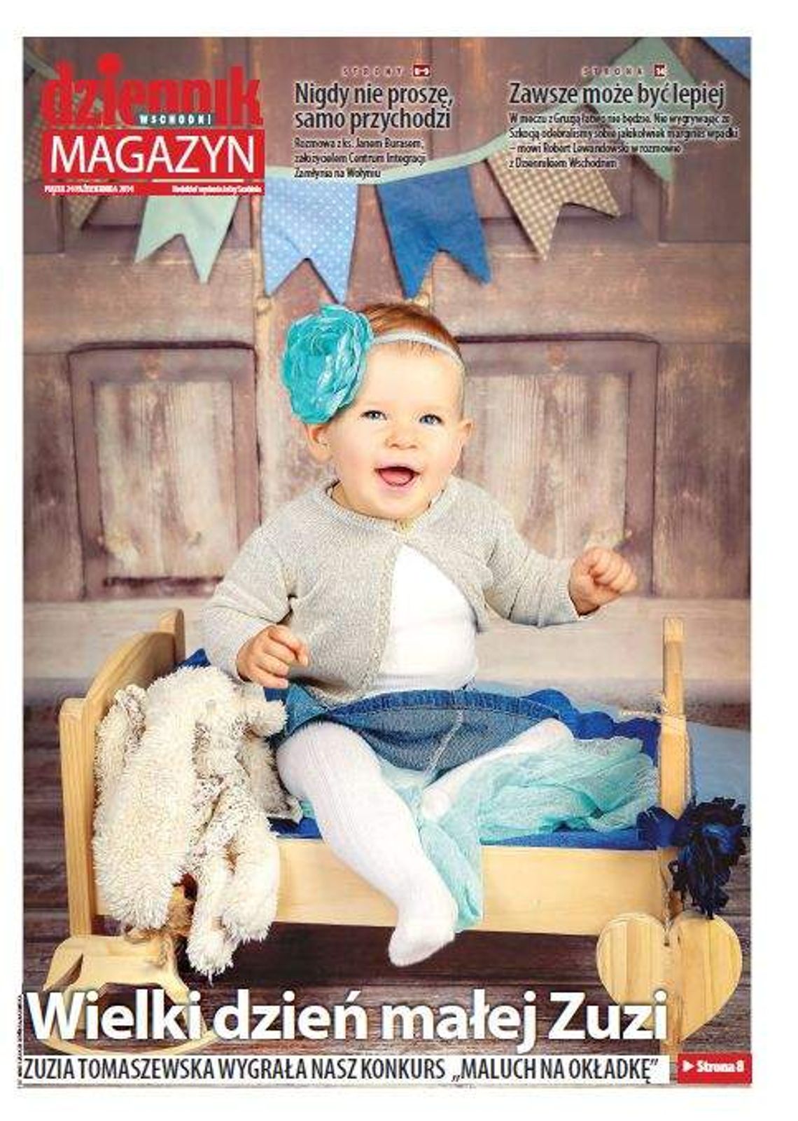 "Maluch na okładkę": Mała Zuzia w dużej sesji