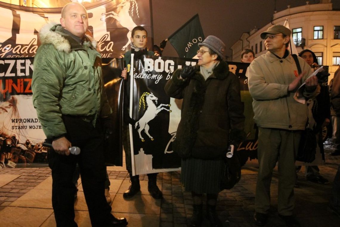 Manifestacja ONR w rocznicę stanu wojennego (wideo) Manifestacja ONR w rocznicę stanu wojennego (wideo)