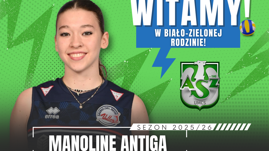 Manoline Antiga siatkarką DRS AZS UMCS Lublin 