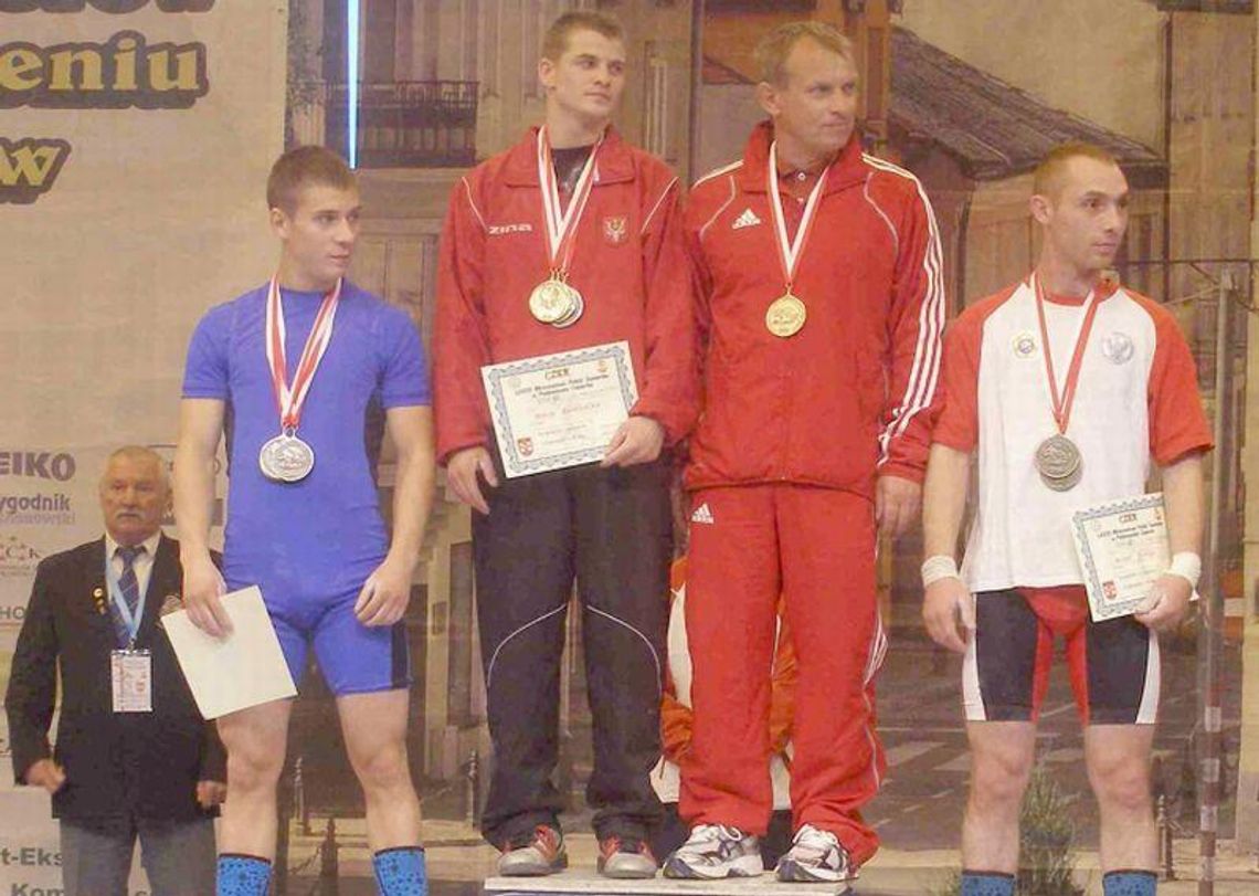 Marcin Kondziołka został mistrzem Polski w podnoszeniu ciężarów