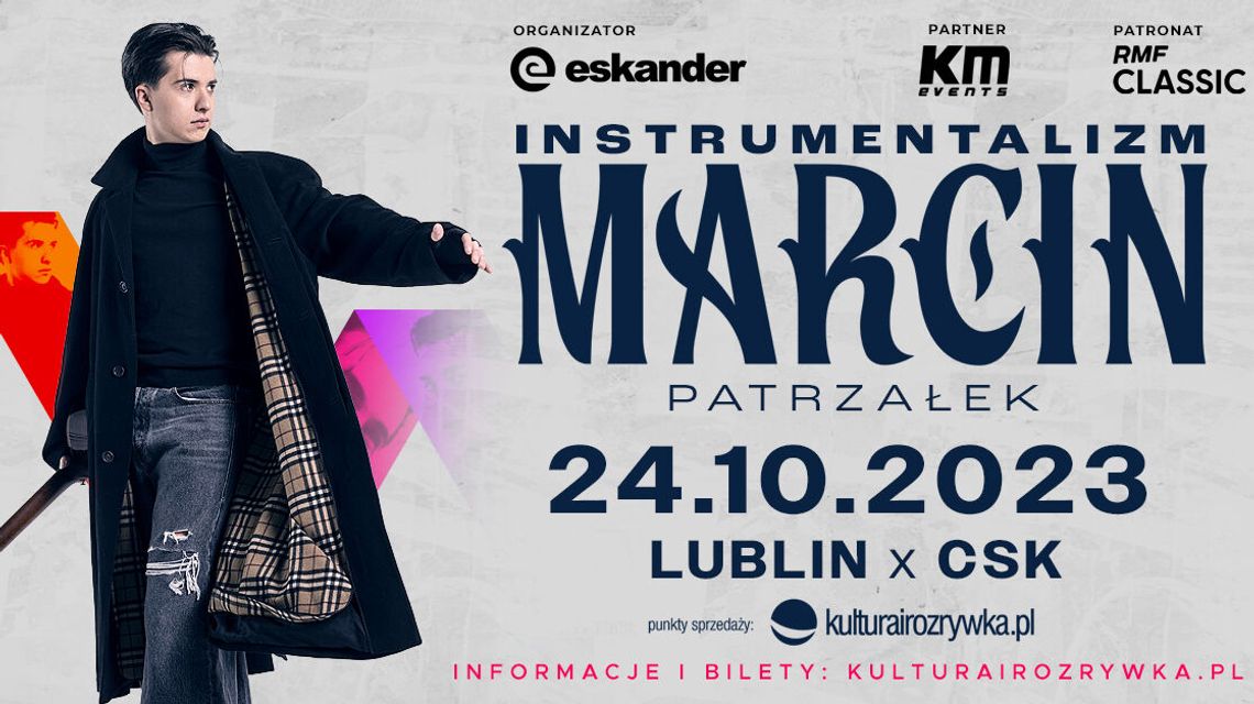 Marcin Patrzałek zagra w Centrum Spotkania Kultur