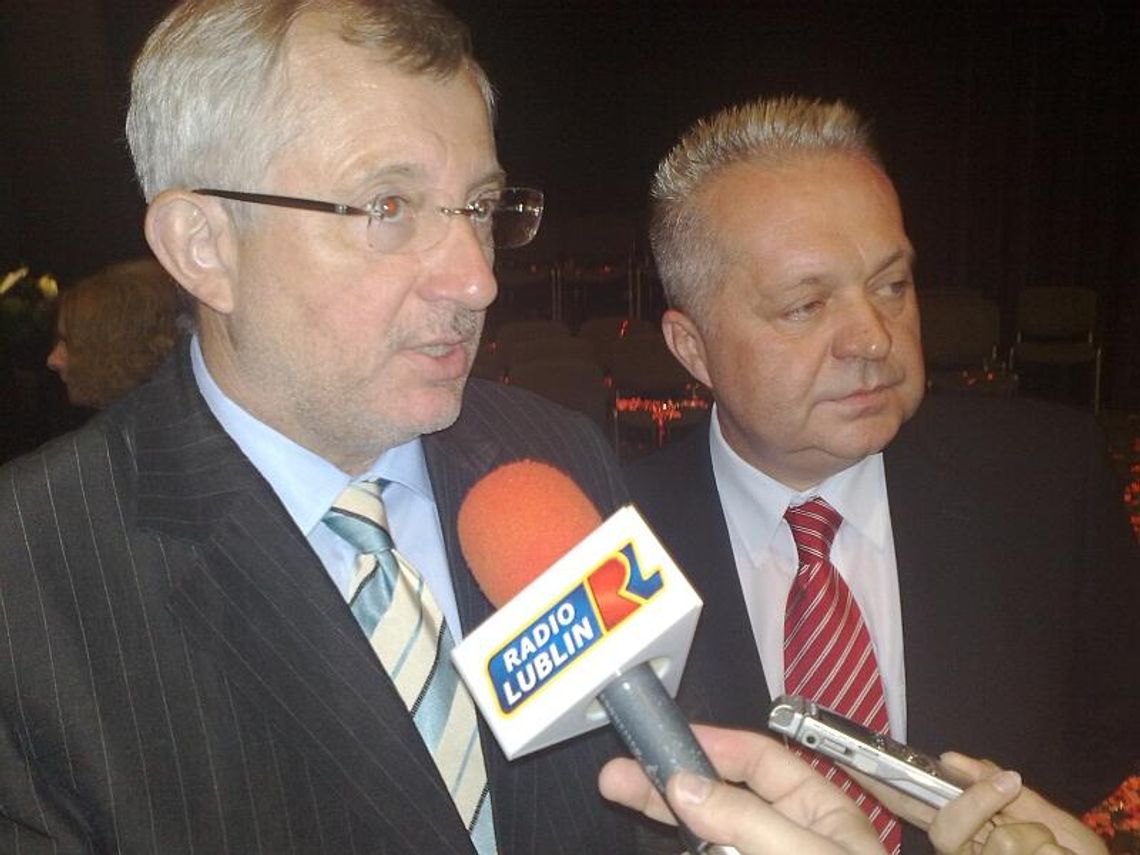 Marek Siwiec na konwencji wyborczej SLD w Lublinie Marek Siwiec na konwencji wyborczej SLD w Lublinie