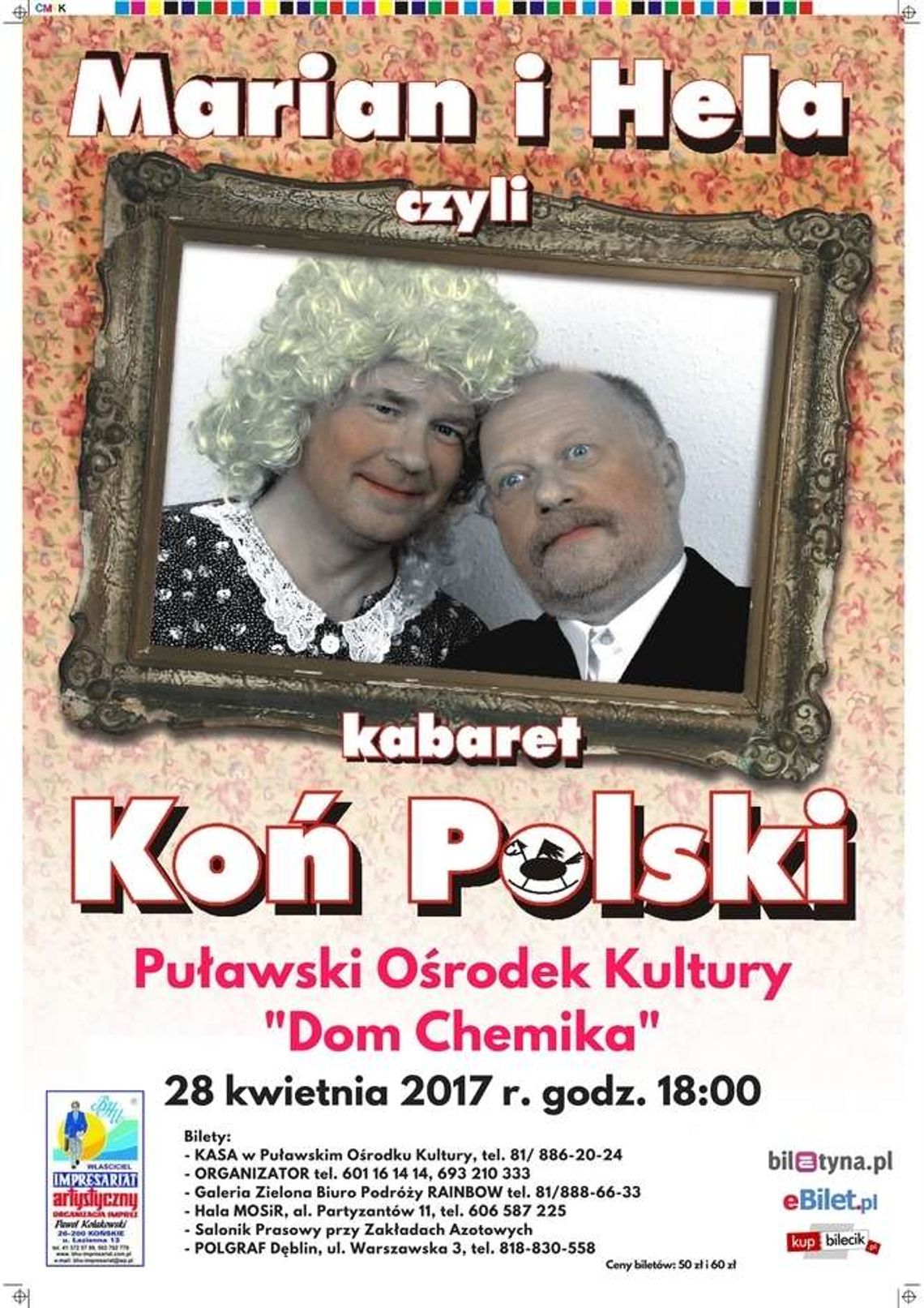Marian i Hela w Puławach. Kabaret Koń Polski w Domu Chemika