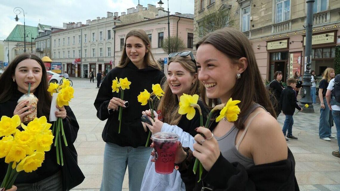 "Marsz żonkili” w Lublinie. Ta inicjatywa uwrażliwia na nadzieję