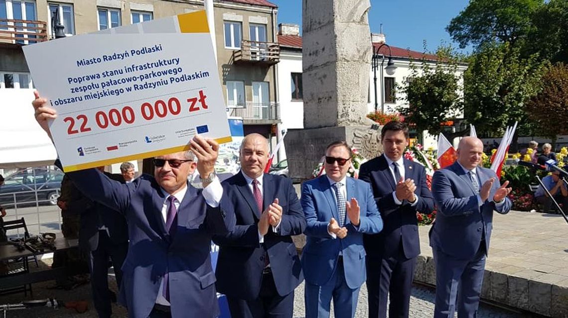 Marszałek obiecał 22 mln zł dla Radzynia Podlaskiego