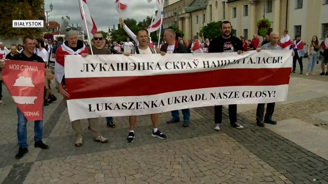Marsze solidarności z Białorusią przeszły przez polskie miasta. "Łukaszenka ukradł nasze głosy" Marsze solidarności z Białorusią przeszły przez polskie miasta. "Łukaszenka ukradł nasze głosy"