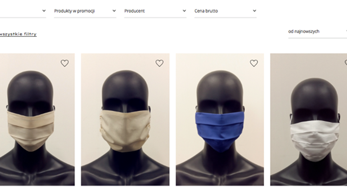 Maseczki zamiast sukienek. Tak radzi sobie marka modowa z Białej Podlaskiej 