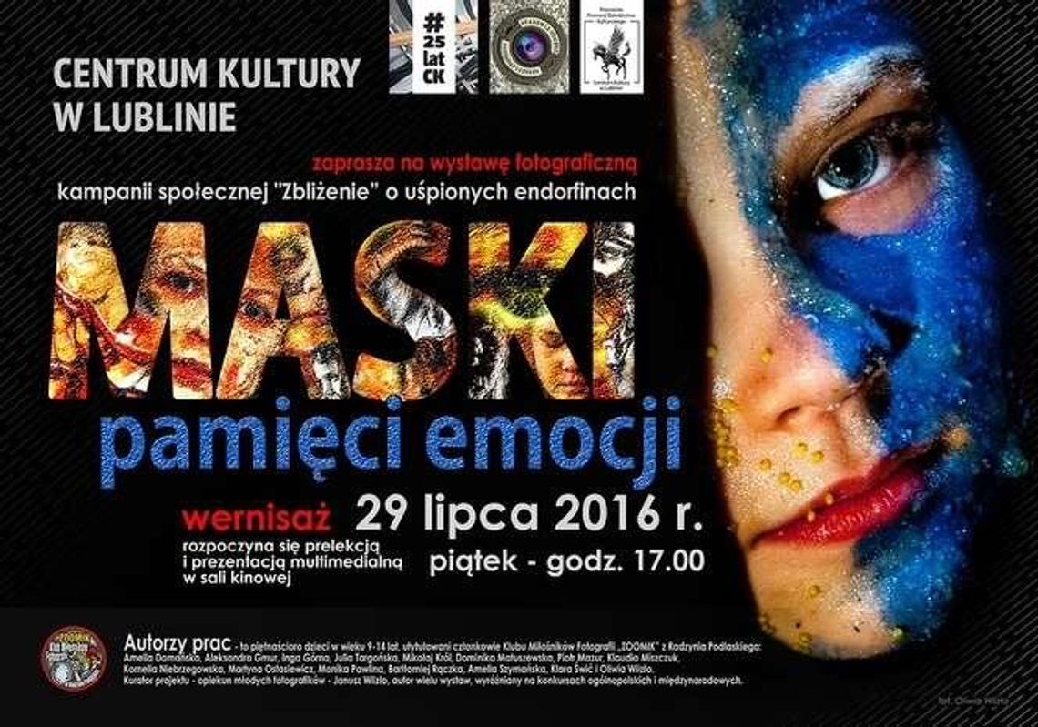 "Maski pamięci emocji". Wystawa Klubu Miłośników Fotografii "Zoomik" w CK "Maski pamięci emocji". Wystawa Klubu Miłośników Fotografii "Zoomik" w CK