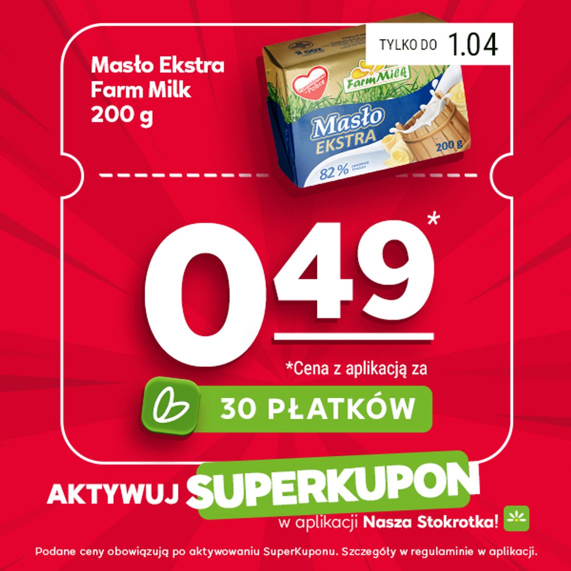Masło za 49 groszy? W Stokrotce trwa akcja z superokazjami!