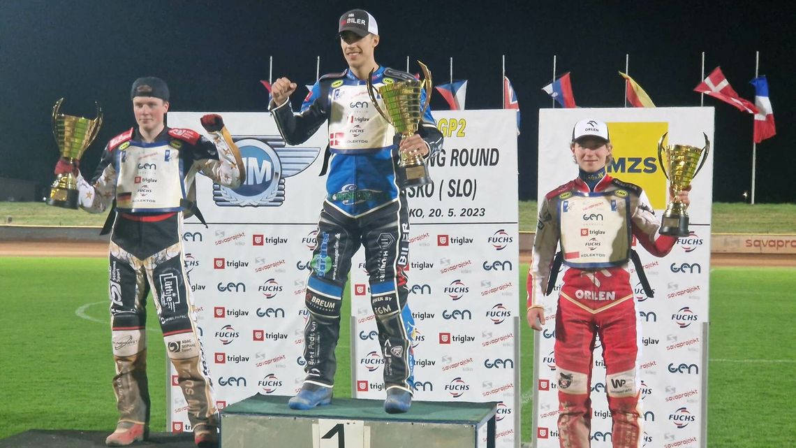 Mateusz Cierniak trzeci podczas turnieju eliminacyjnego Speedway Grand Prix 2 w Krsko