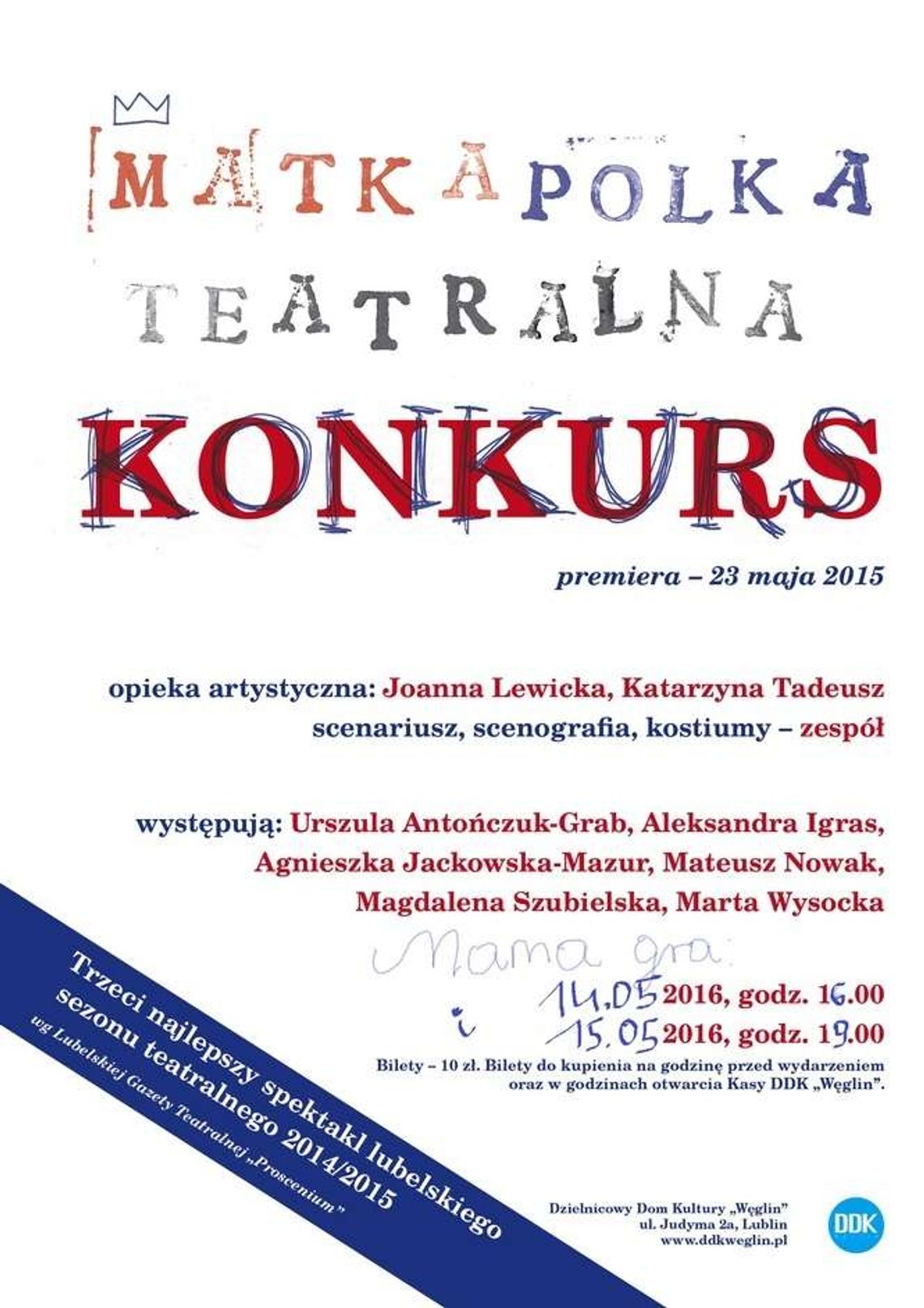 "Matka Polka Teatralna". Podwójny pokaz spektaklu