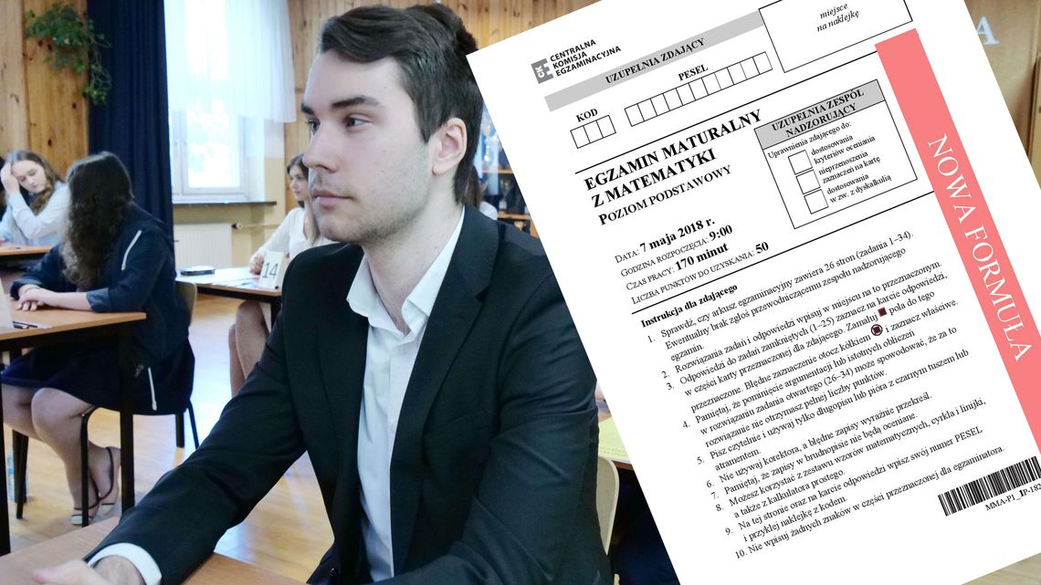 Matura 2018 matematyka. Sprawdź rozwiązania zadań. Oficjalne arkusze CKE