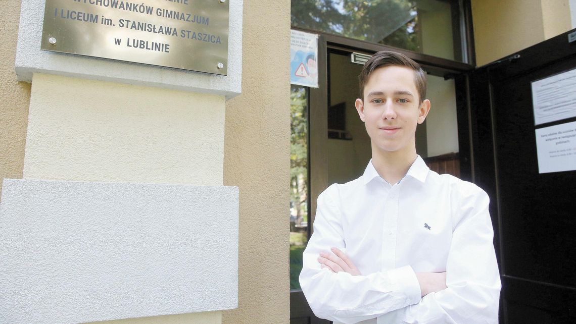 Matura 2022. Andrzej z Kijowa także zdawał w Lublinie
