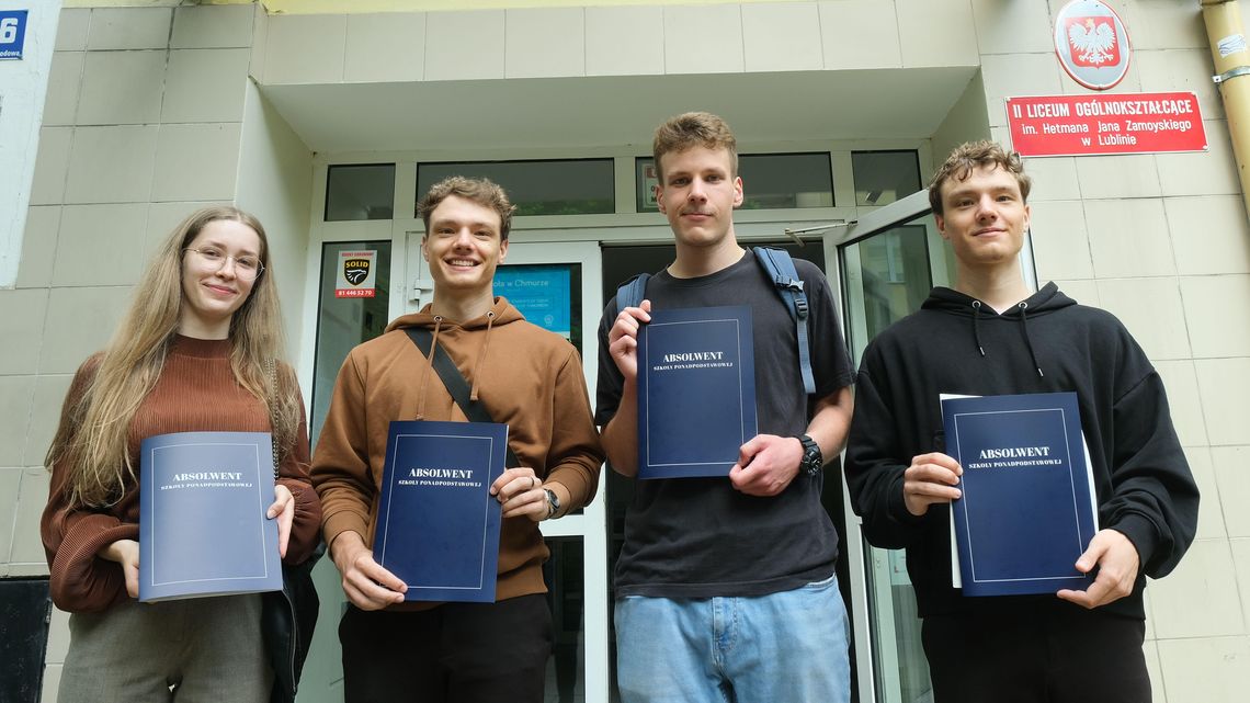 Maturzyści odebrali świadectwa: "Z takimi wynikami nie będziemy studiować w Lublinie"