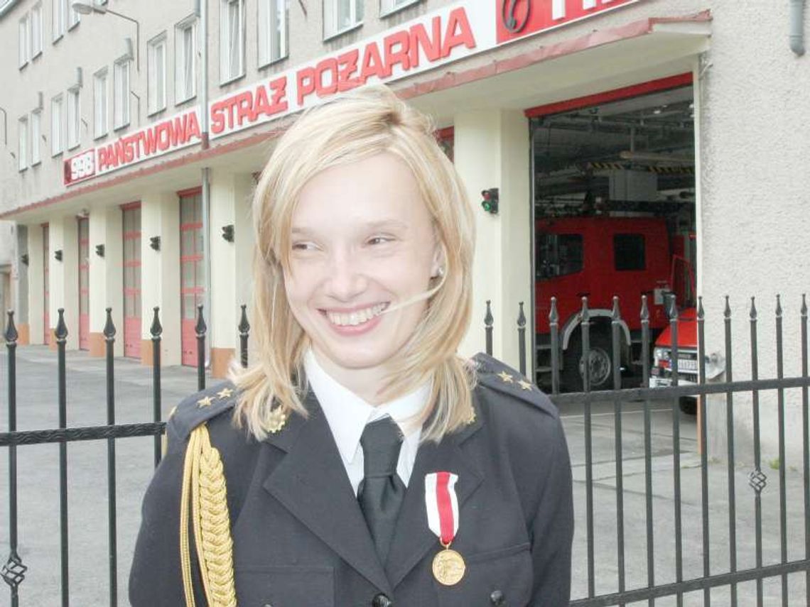 Medal na Dzień Strażaka dla kapitan Agnieszki Medal na Dzień Strażaka dla kapitan Agnieszki