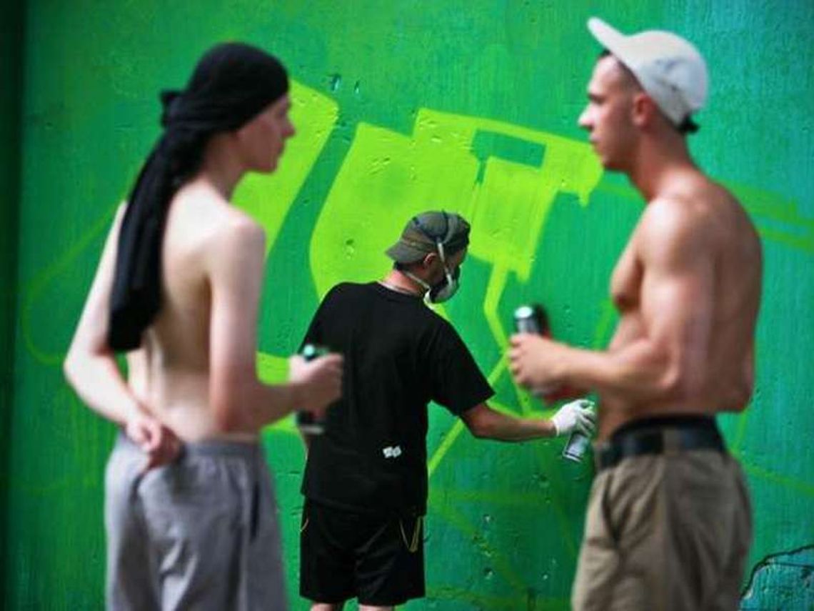 Meeting of Styles: Malowanie graffiti przy Peowiaków (zdjęcia)