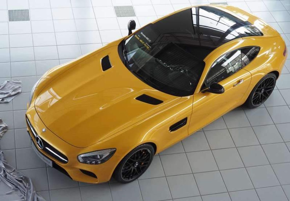 Mercedes AMG GT. Żółta strzała w Lublinie